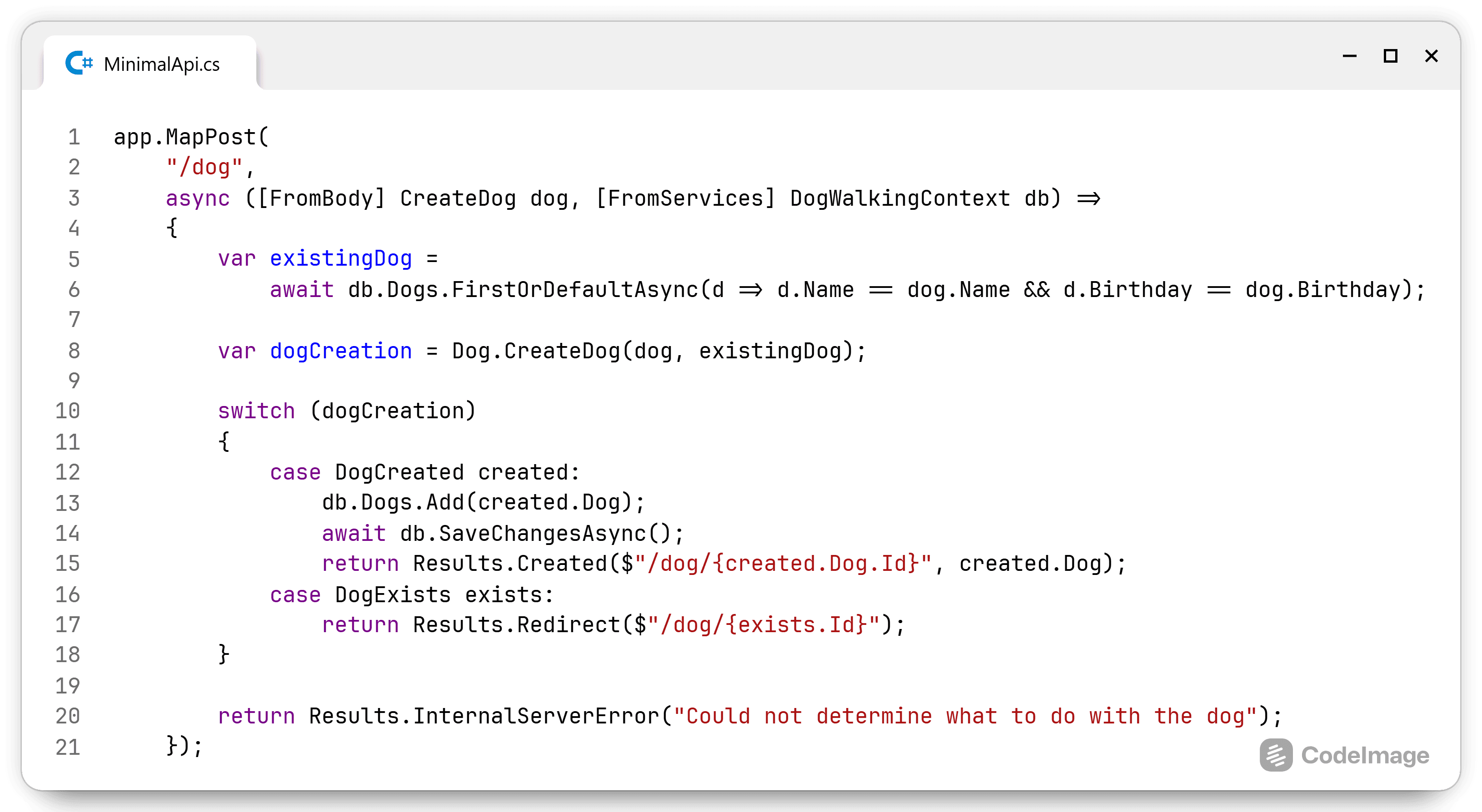 A simple A-Frame example